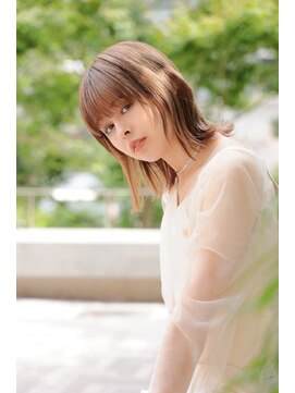 トマト(TOMTO) 【YUYA】ロブ_外ハネ_顔まわりレイヤー