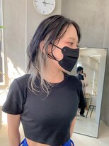テトヘアー(teto hair) レイヤーカット、インナーカラー、ホワイトブリーチ