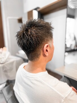 アイリーヘアデザイン(IRIE HAIR DESIGN) 【IRIE HAIR赤坂】メンズショート×刈り上げ×アップバング