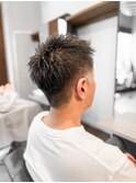 【IRIE HAIR赤坂】メンズショート×刈り上げ×アップバング