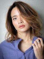 カバーヘア ブリス 戸田公園西口店(COVER HAIR bliss)&nbsp;フレンチカジュアル外ハネカールこなれヘアv戸田公園20代30代