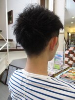 コアフィールフィス(COIFFURE fils)&nbsp;黒髪ツーブロベリーショート