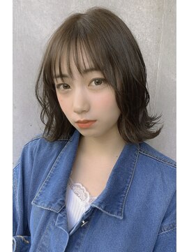 マティス 表参道(matiz) ★ハッシュカットフルバング 似合わせカットレッドブラウン*