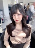 韓国ヘア/顔まわり/レイヤー/前髪カット/小顔/韓国風/髪質改善