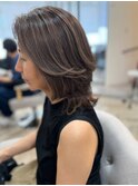 ハイライト&ラベンダーベージュ