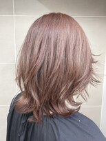 サロンドジョー(salon de joe)&nbsp;ショートボブレイヤーカットミディアムウルフくびれ透明感カラー