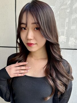 ディオ アンド ルーチェ(Dio&Luce) 大人／ローレイヤー／暗髪／うすめバング