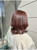《暖色カラー》秋冬人気！ピンクブラウン