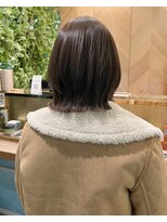 ロンドフルール 大宮東口(Lond fleur)&nbsp;イメチェン外ハネボブ美髪×ブリーチなしレイヤー韓国[大宮]