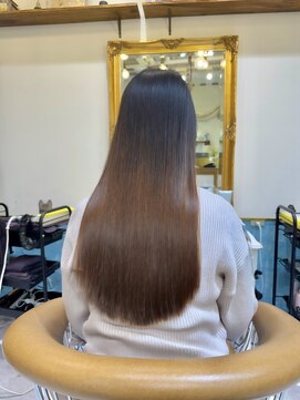 ロンドアベニール 北千住(Lond avenir) イメチェン外ハネボブ美髪ワイドバングレイヤー髪質改善縮毛矯正