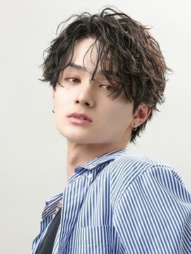 オーシャントーキョー 原宿(OCEAN TOKYO) 波巻きパーマメンズツイストスパイラルパーマツーブロック