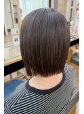 白髪ぼかしハイライト×黒髪からでもOK☆
