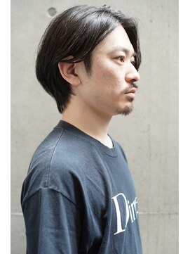 レジュアル(RESSUAL) スーツ短髪ツーブロック束感モテる黒髪シークレットパーマ流行