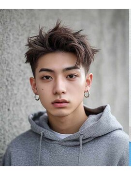 ヘアーメイク コラソン(hair make corazon) 韓国マッシュスペインカールニュアンスパーマスパイキーショー