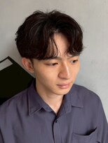 インク(inc)&nbsp;メンズセンターパートマッシュニュアンスパーマ