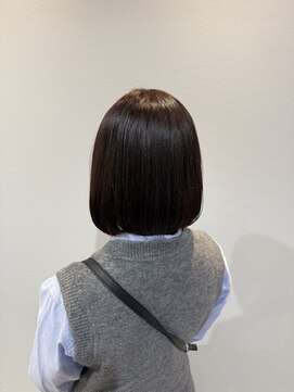 ヘアグレッソ(hair glesso.) ココアバイオレット / ぷつっとボブ