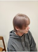 グレージュ×ウルフ×シースルー