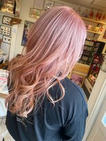 ヘア メイク ココ(hair make coco)&nbsp;ケアブリーチでつくるスノーピンク(*^-^*)