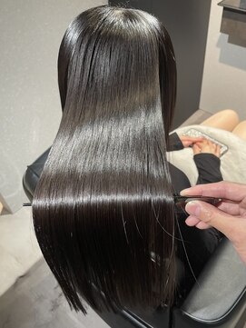 ルナス 福岡天神(LUNAS) 【髪質改善カラー】アイスブラウン【大人ガーリー】