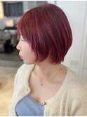 レイヤーカットハッシュカット髪質改善顔周り前髪ボブブリーチ88