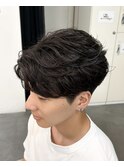 フェザーパーマ/毛流れセンターパート/ニュアンスパーマ