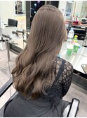 渋谷ミルクティーベージュハイトーンヘーゼルベージュ韓国