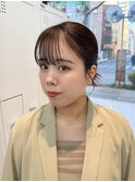 丸顔/卵型/顔型別ヘアスタイル/ヘアセット/結婚式/韓国/小顔