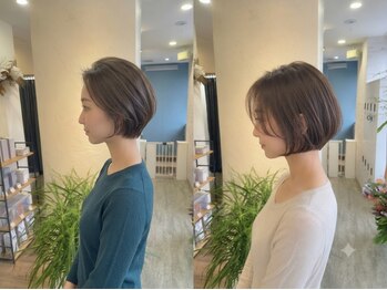 エープラス(A+)の写真/骨格や髪質を見極めて、似合わせショートヘアを実現◇再現性が高く、ラクにまとまるのも嬉しいポイント◎