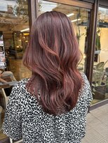 コレット ヘアー 大通(Colette hair)&nbsp;ブラッドオレンジ/暖色カラー/透明感カラー/レイヤーカット