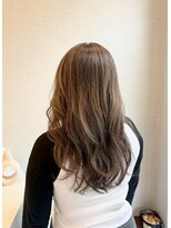 スーリール 福岡別府店(Sourire) ロングレイヤー × コントラストハイライト福岡別府美容室