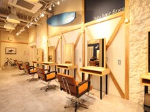 アグ ヘアー フィンカ 薬院店(Agu hair finca)の雰囲気（駅近の好立地。ゆったり寛げる居心地の良い空間。）