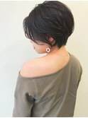 小顔カットワンサイドショート[20代/30代/40代/50代]