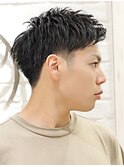 【ヨシザワ横浜】20代30代カジュアル黒髪束感ツーブロック