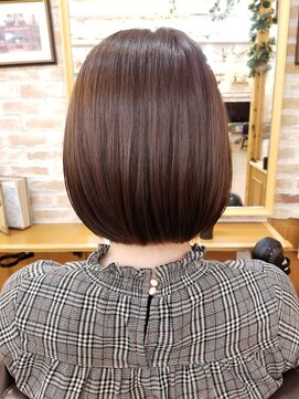 ルークス 中央林間(LOOOKS) ワンレン風内巻きボブ×ラベンダーアッシュ10