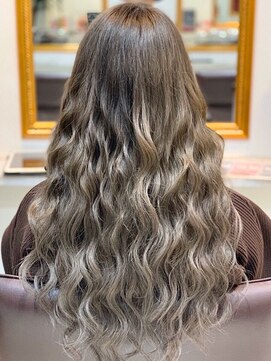 ディバイス カラーアンドエクステ(Device) 【Device】シールエクステ40枚+外国人風Ｗカラー+カット