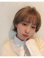 ザブックハンドサロン(The book hand salon)&nbsp;ベージュ×ショートウルフ