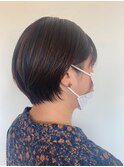 首元すっきりショートボブ