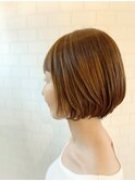 ナチュラルストレートパーマボブ♪