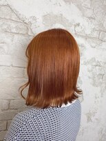 プライズ アイリス 池袋東口店(prize Iris)&nbsp;オレンジヘア/オレンジベージュ/池袋美容室