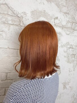 プライズ アイリス 池袋東口店(prize Iris) オレンジヘア/オレンジベージュ/池袋美容室