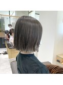 切りっぱなし×グレー