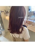 パープルベリー/ブリーチオンカラー/ダブルカラー