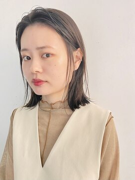 カミヤ(kamiya) 【kamiya】ミディアム × ダークグレージュ