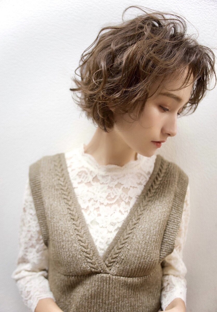 2025年春】デジタルパーマ ショートの髪型・ヘアアレンジ｜人気