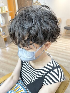 モリオ フロム ロンドン 大宮2号店(morio from London) 【morio大宮2号/米村】刈り上げショートマッシュパーマ