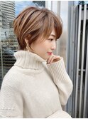 くびれ美人ショート/30代40代/ショートヘア/ショートカット