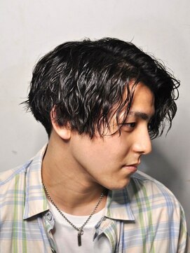 ヒロギンザ 青山店(HIRO GINZA) かき上げニュアンスマッシュサイドパート韓国マッシュフェード