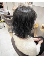 アース 錦糸町店(HAIR&MAKE EARTH) ミディアム×ダークグレージュ