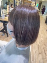 ジュイール(jouir)&nbsp;ダブルカラーミルクティーベージュカラーケアブリーチ韓国ボブ