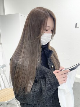 ロニ(LONI) ブリーチ無しワンカラーベージュ◎